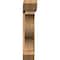 Ekena Millwork Funston Slat Smooth Bracket w/ Offset Brace, Western Red Cedar, 7 1/2"W x 36"D x 36"H BKT0806X36X36FST06SWR - alternate 4